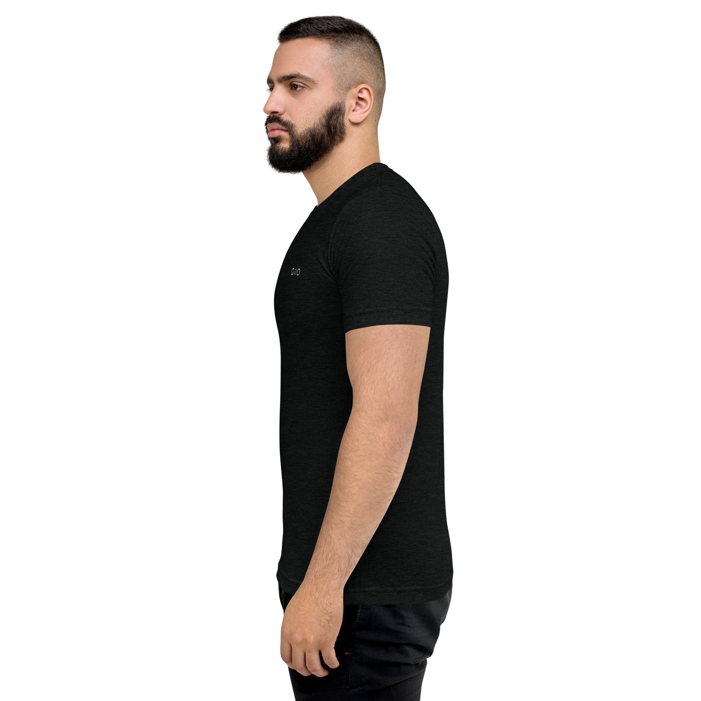 Unisex Athleisure T-Shirt | Qilo Print | Black + White