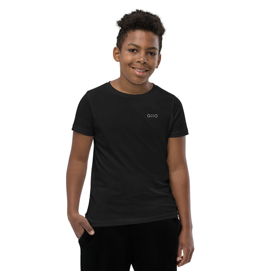 Youth T-Shirt | Qilo Print | Black + White