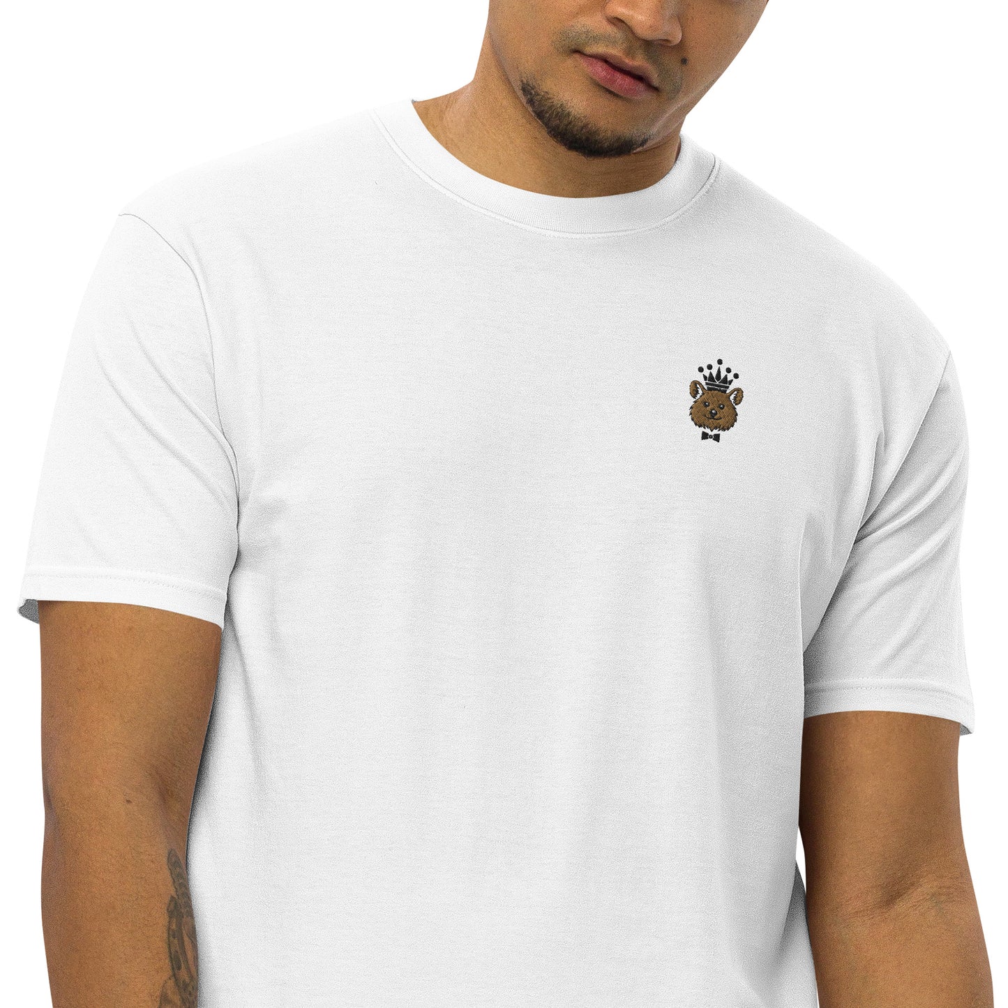 Men’s Premium Heavyweight T-Shirt | Quokka Embroidered