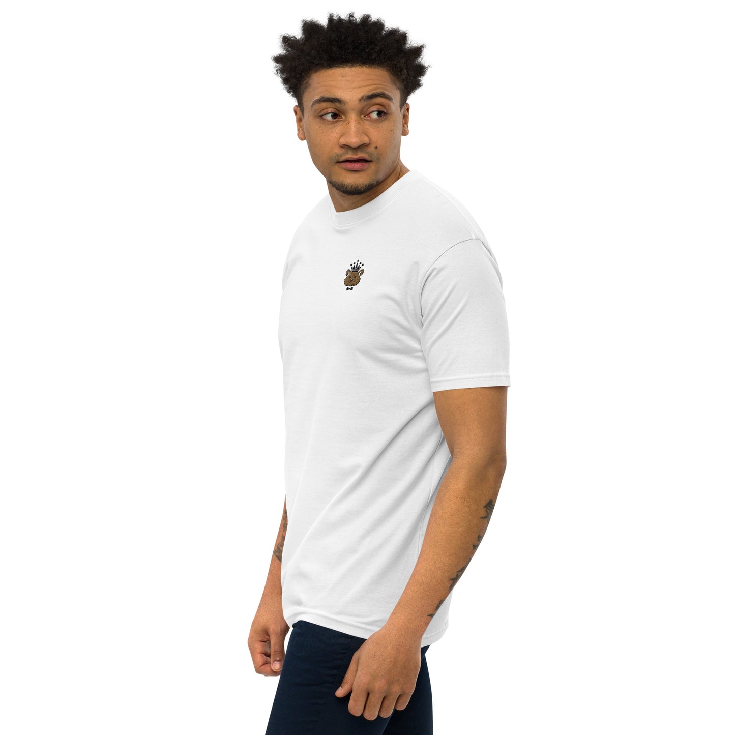 Men’s Premium Heavyweight T-Shirt | Quokka Embroidered