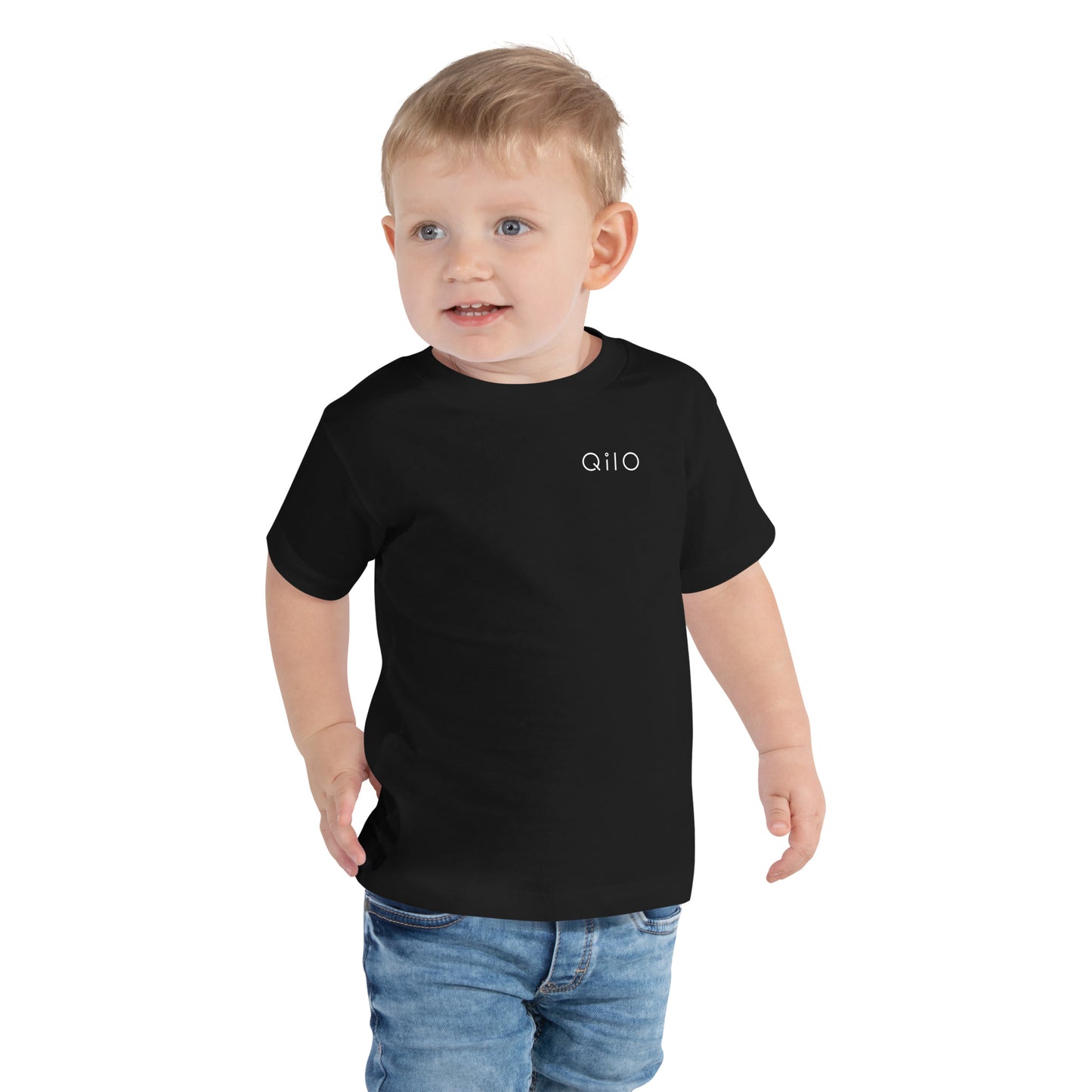 Toddler T-Shirt | Qilo Print | Black + White