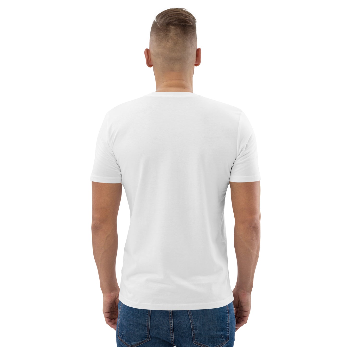 Men's Organic Eco T-Shirt | Qilo | White + Black