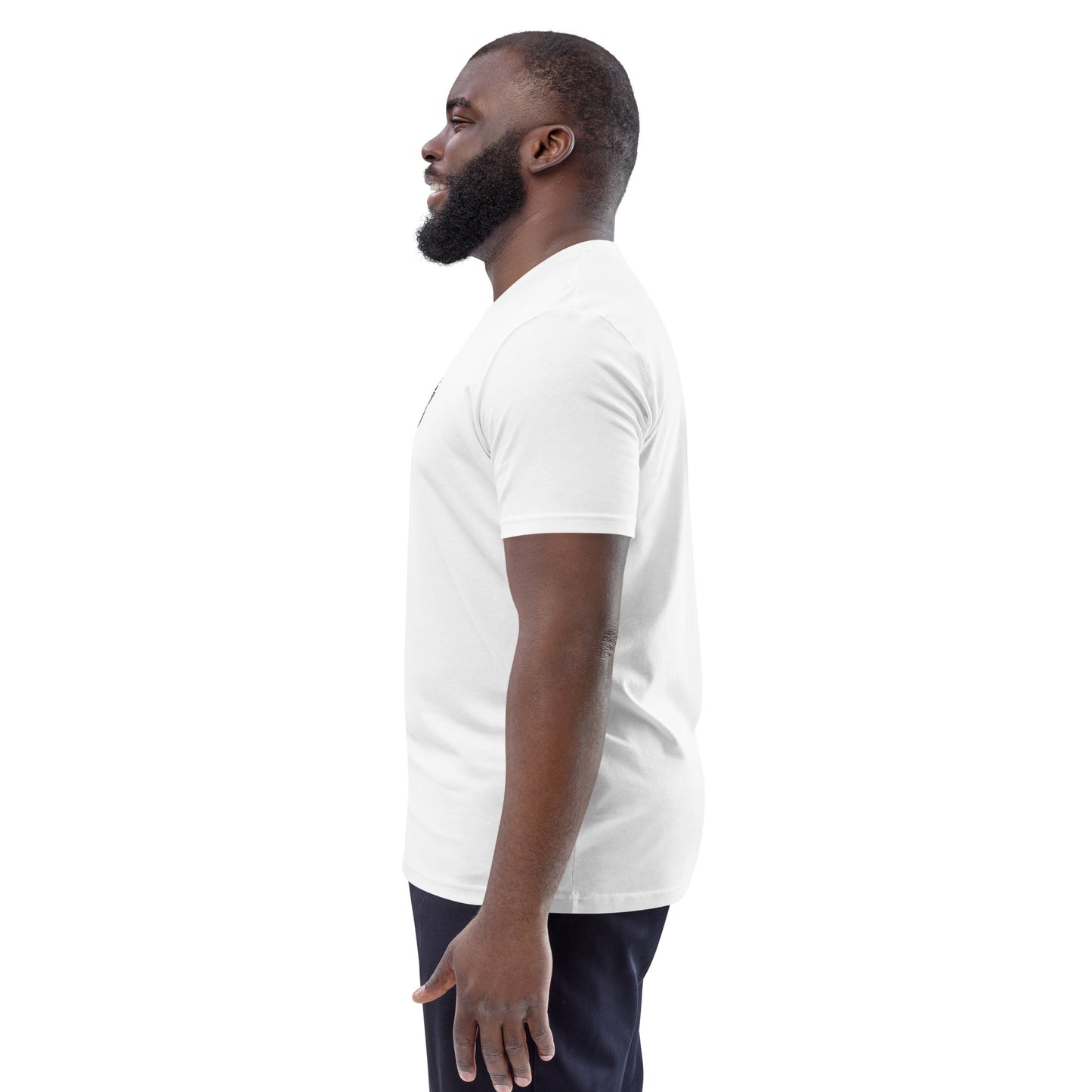 Men's Organic Eco T-Shirt | Quokka | White + Black