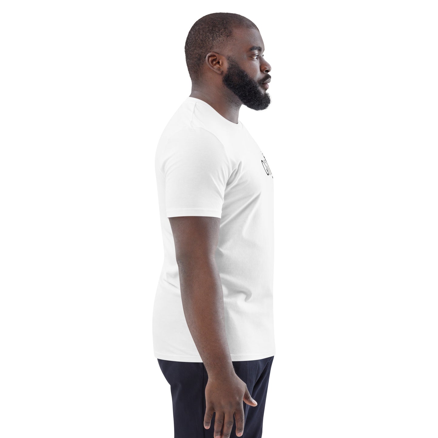 Men's Organic Eco T-Shirt | Quokka | White + Black