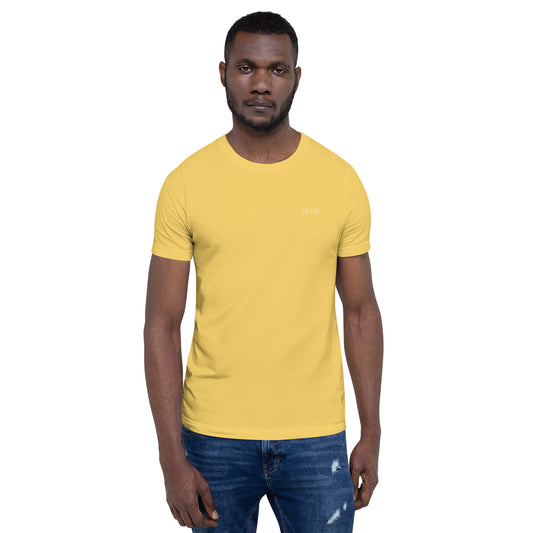 Unisex T-Shirt | Qilo Brand | Yellow + White