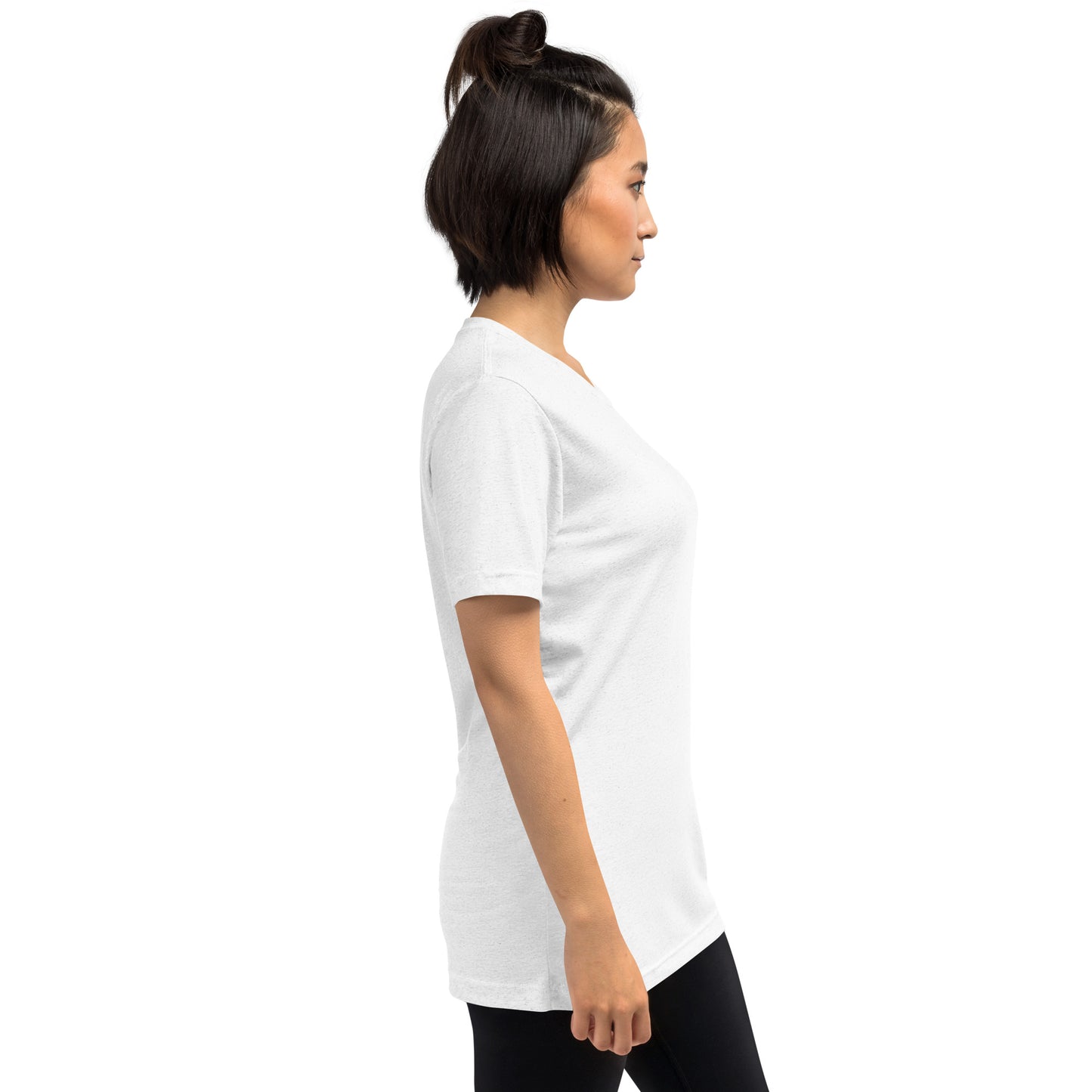 Unisex Athleisure T-Shirt | Qilo Print | White + Red