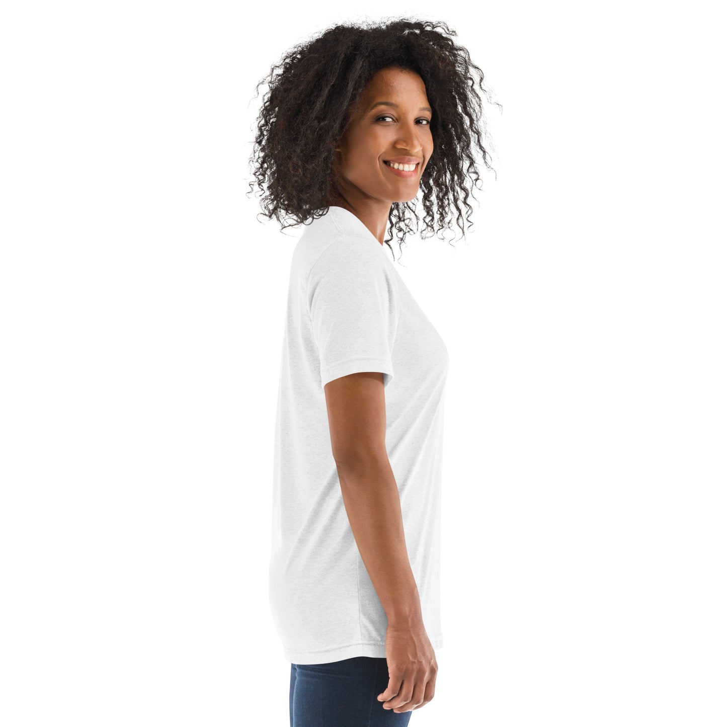 Unisex Athleisure T-Shirt | Qilo Print | White + Berry