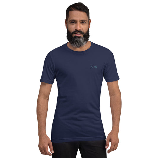 Unisex T-Shirt | Qilo Brand | Navy + Sky