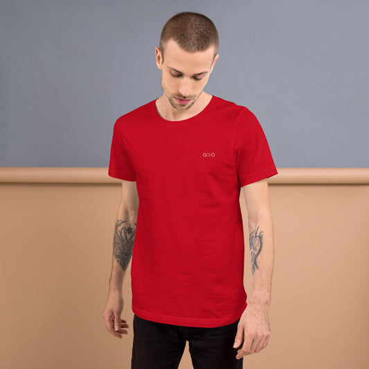 Unisex T-Shirt | Qilo Brand | Red + White