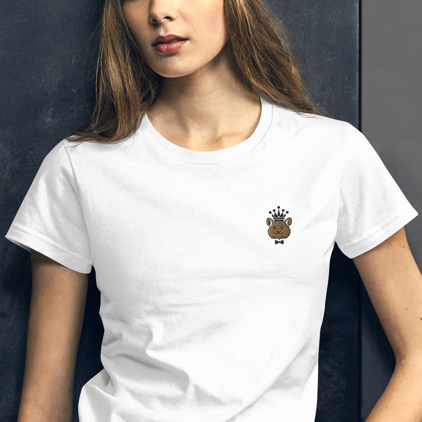 Women's Short Sleeve T-Shirt | Quokka Embroidered